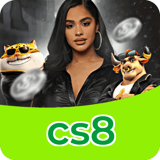 Material promocional do app cs8 — ilustração, não métricas auditadas nesta página